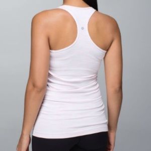 Lululemon Pale Pink Multi-Stripe Cool Racerback
